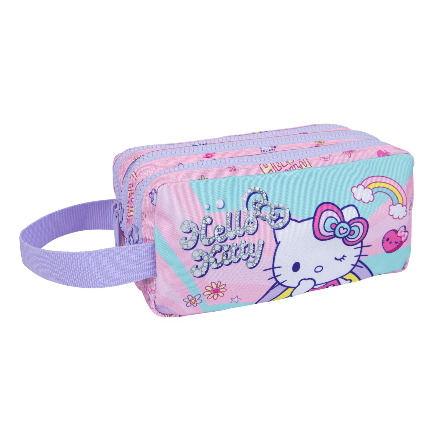 Federmäppchen PRIMUS mit Schlaufe HK pastell-pink