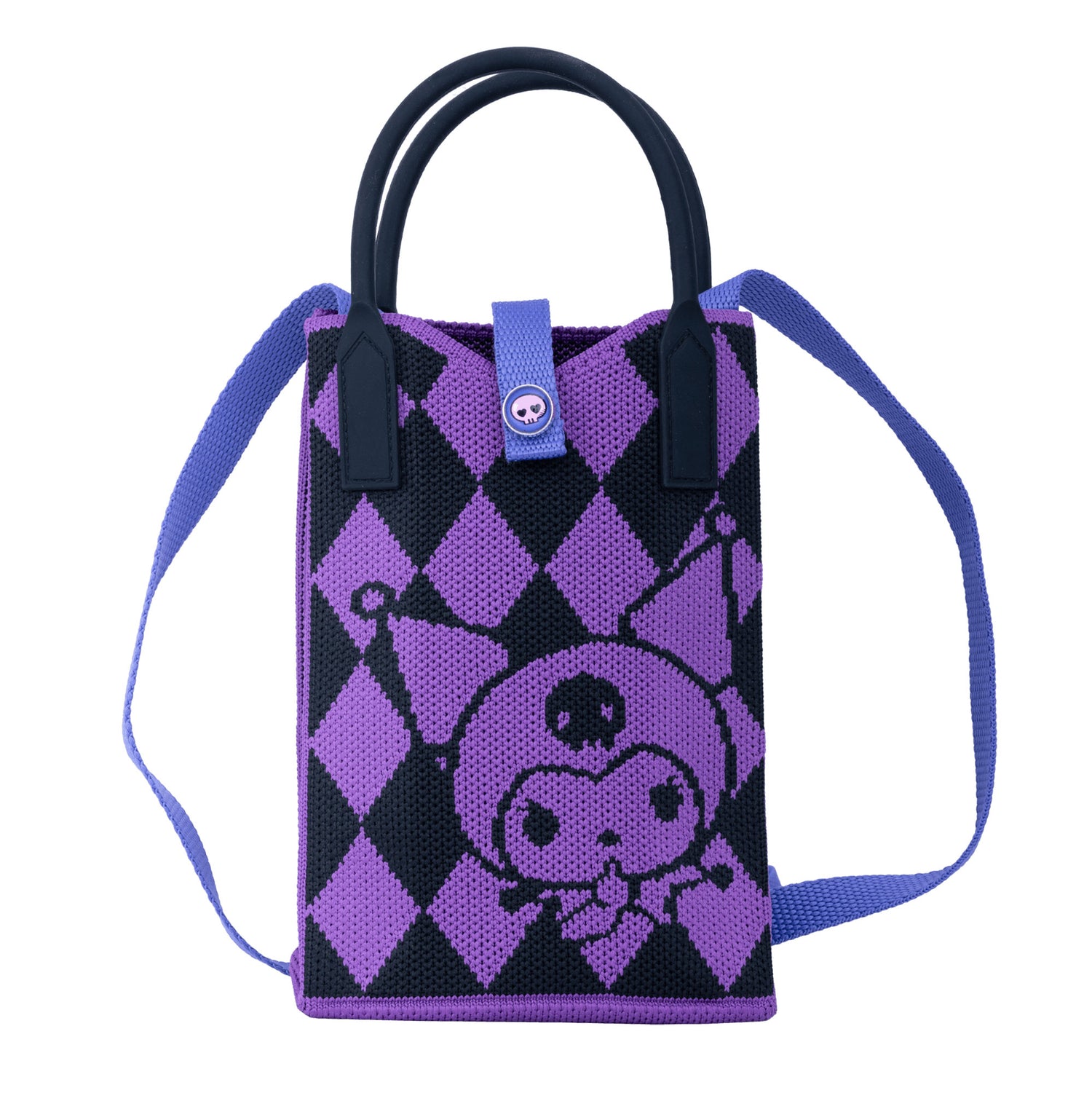 Umhängetasche Woven Kuromi lila