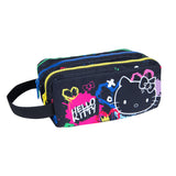 Federmäppchen PRIMUS mit Schlaufe HK neon-black