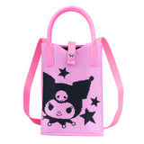 Umhängetasche Woven Kuromi pink